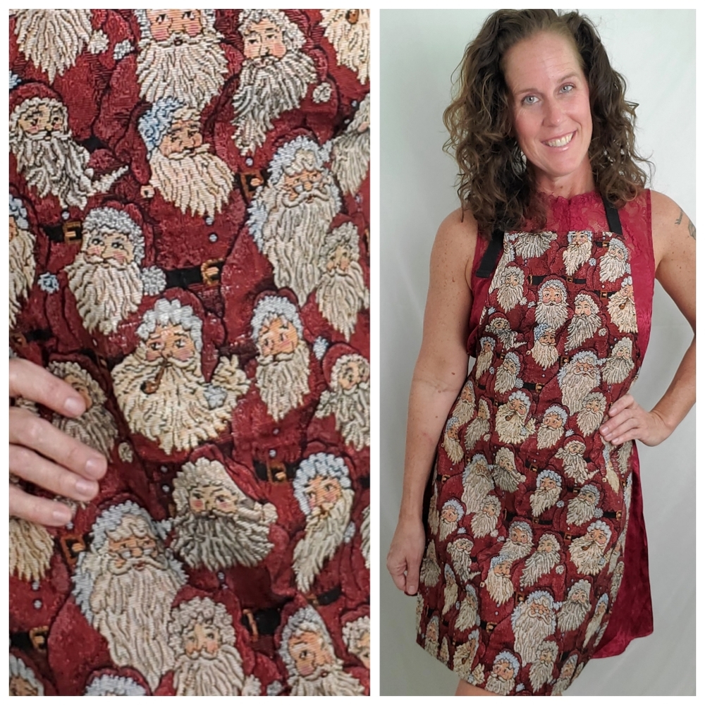 Davida Santa Christmas holiday apron